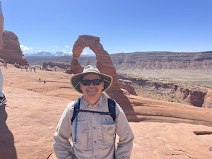 Scott at Arches NP